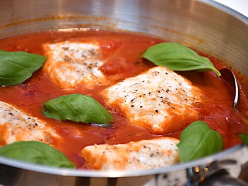 torsk i tomatsauce
