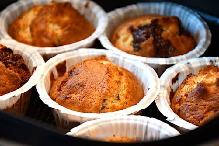 bananmuffins i airfryer