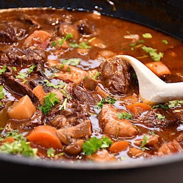 Billede af Boeuf Bourguignon.