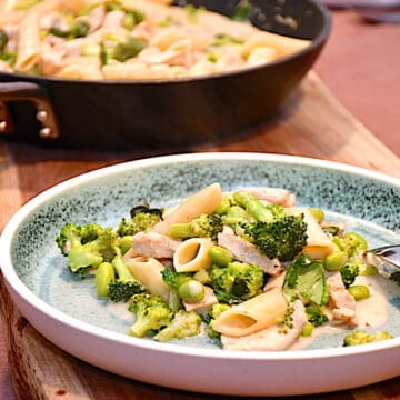 pasta med adamamebønner