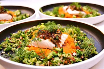 torsk med gulerodsmos og broccoli cous cous