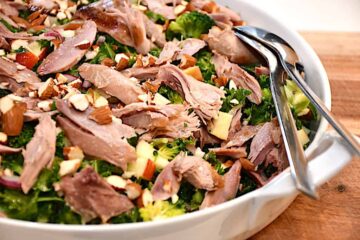 Salat med confiteret andelår og kål