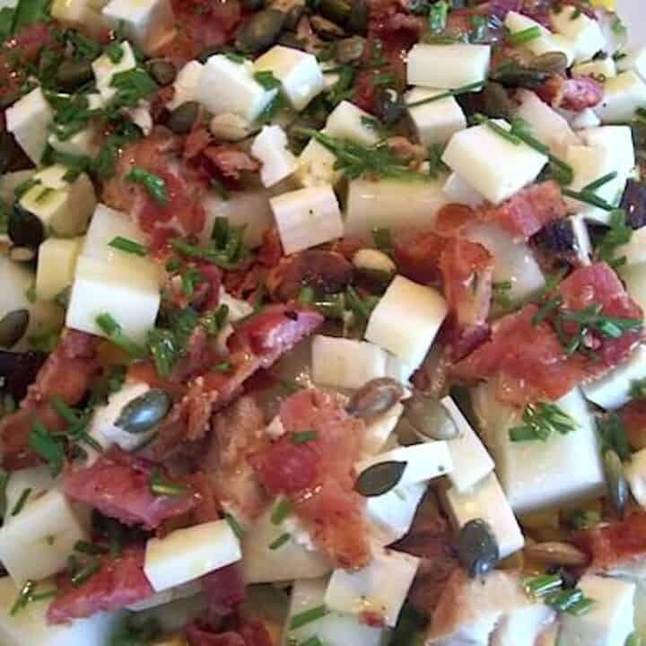 Cobb salat med kylling og bacon