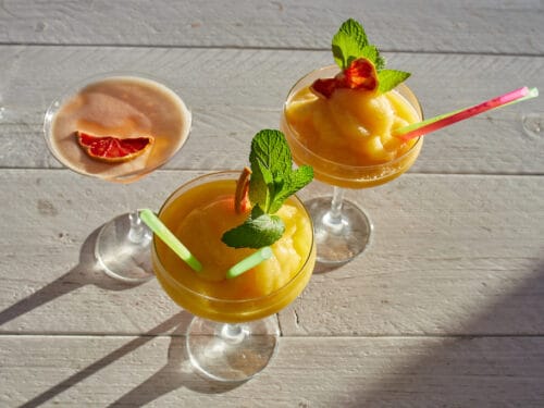 billede med frozen mango daiquiri drink