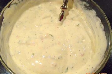 kold sauce med sød chilisauce