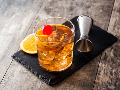 billede med old fashioned cocktail
