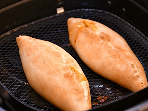 Små pizza calzone i airfryer