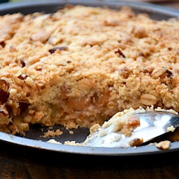 rabarbercrumble i airfryer