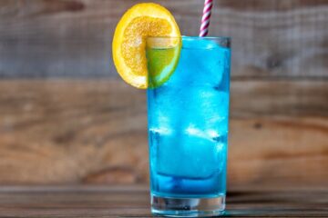 Billede af blue lagoon drink.