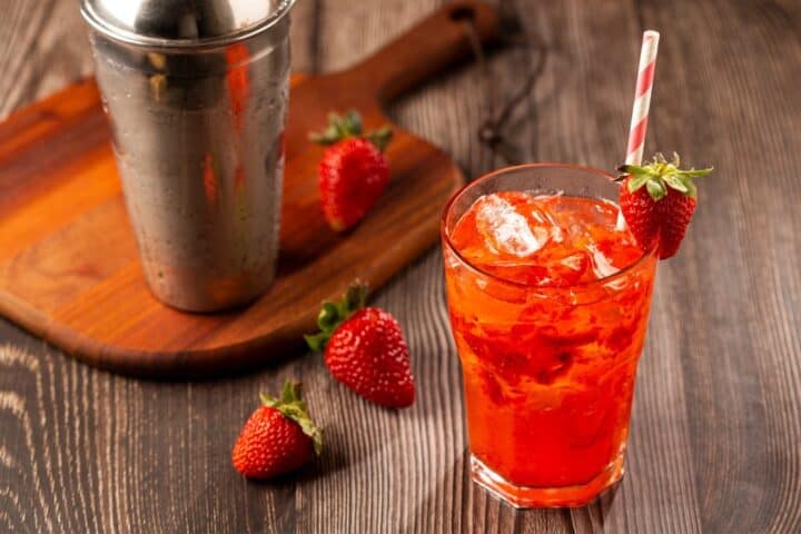 jordbær caipirinha