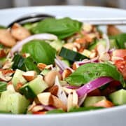 salat med hvide bønner