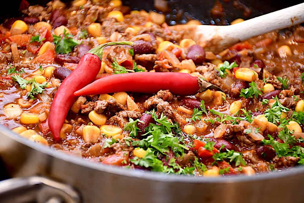 Billede af chili con carne.