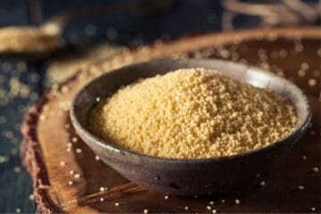 Billede med couscous.