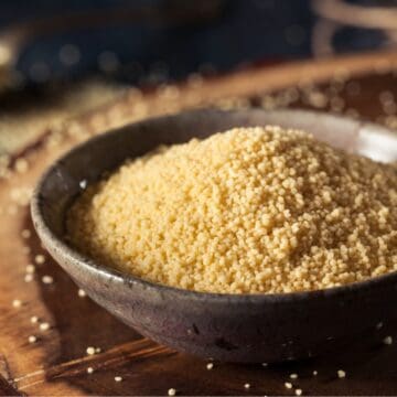 Billede med couscous.