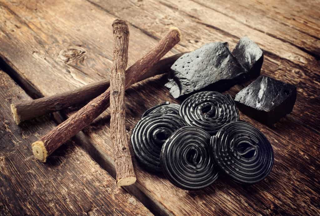 Billede med lakrids.