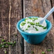 Billede med skyr.