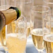 Billede med champagne.