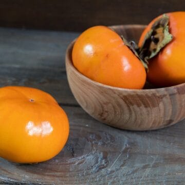 Billede med kaki frugt.