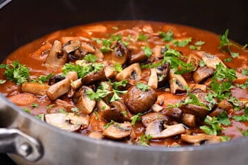 billede med kylling bourguignon