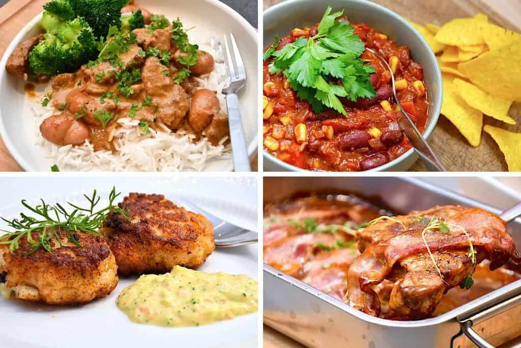 Billede af Ugens madplan uge 8.