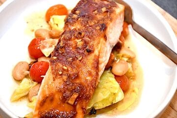 laks med østerssauce serveringsforslag