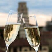 Billede med prosecco.