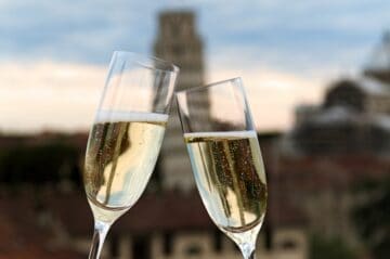 Billede med prosecco.
