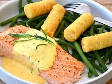 Billede til laks med bearnaise.