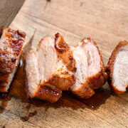 Billede med marmoreret grillfilet.