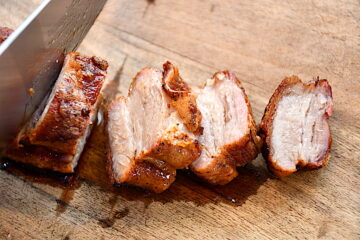 Billede med marmoreret grillfilet.