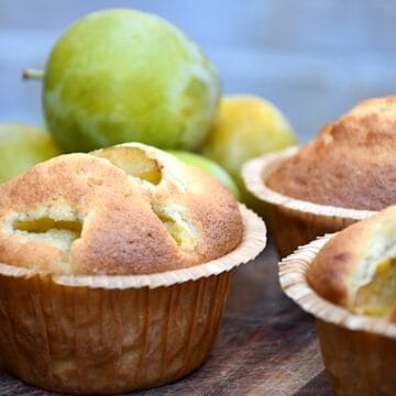 Billede af blommemuffins