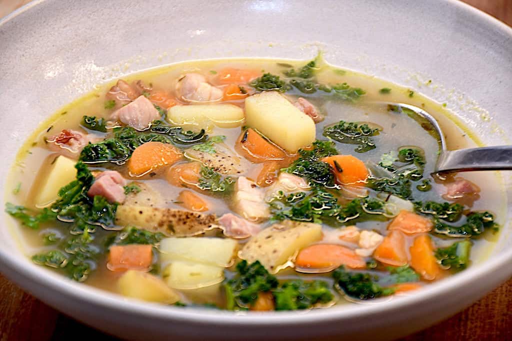 Billede af bondesuppe.