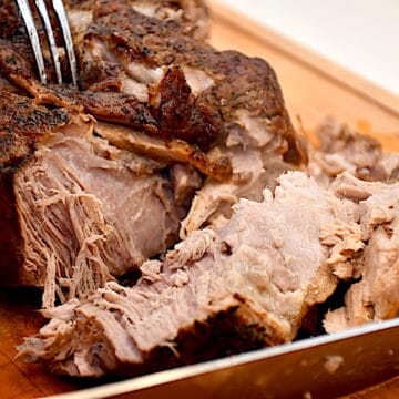 Billede af braiseret nakkefilet.