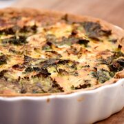 Billede af rugmelstærte med kål.