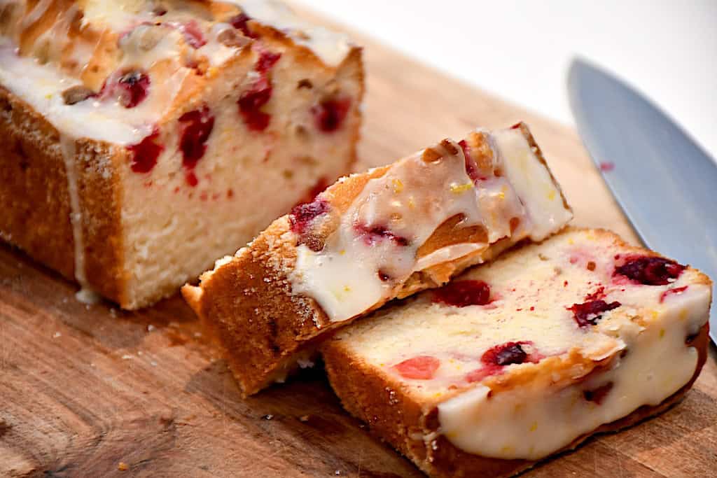 Billede af tranebærkage.