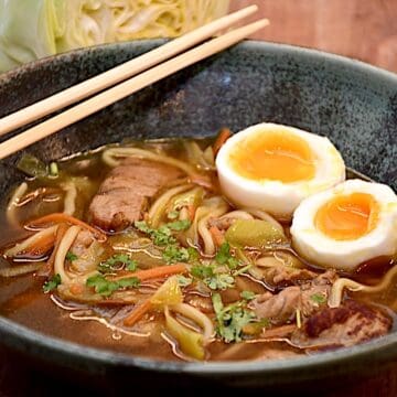 Billede af nem ramen med mørbrad.