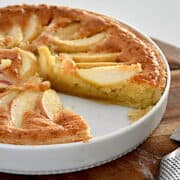 Billede af fransk æbletærte.