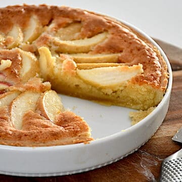 Billede af fransk æbletærte.