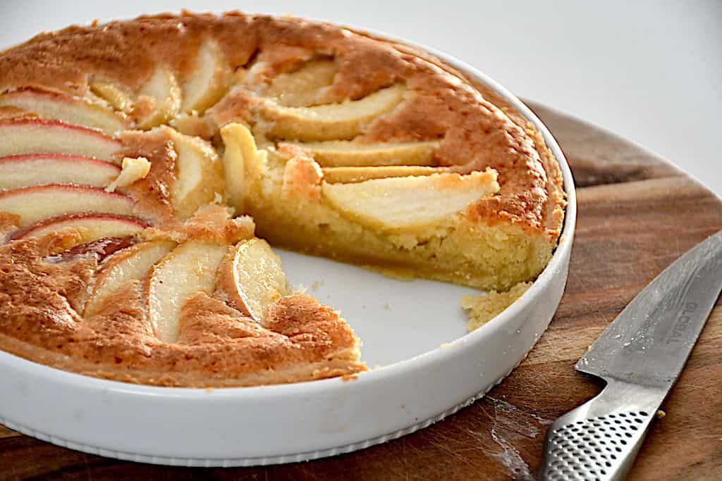 Billede af fransk æbletærte.