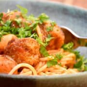 Billede af spaghetti a la Capri.