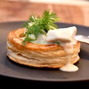 Billede af vol-au-vent med kylling.