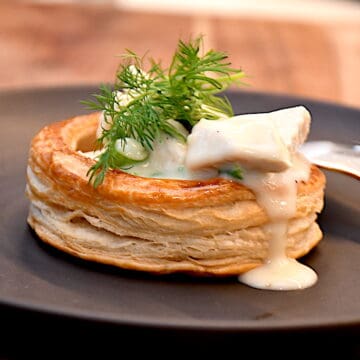 Billede af vol-au-vent med kylling.