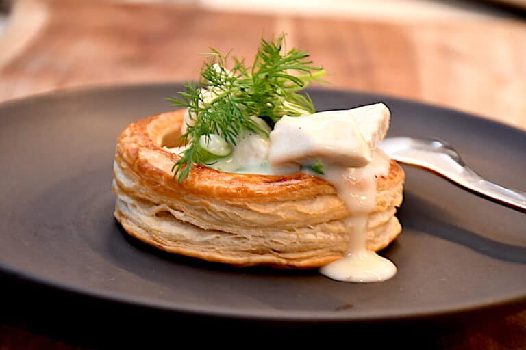Billede af vol-au-vent med kylling.
