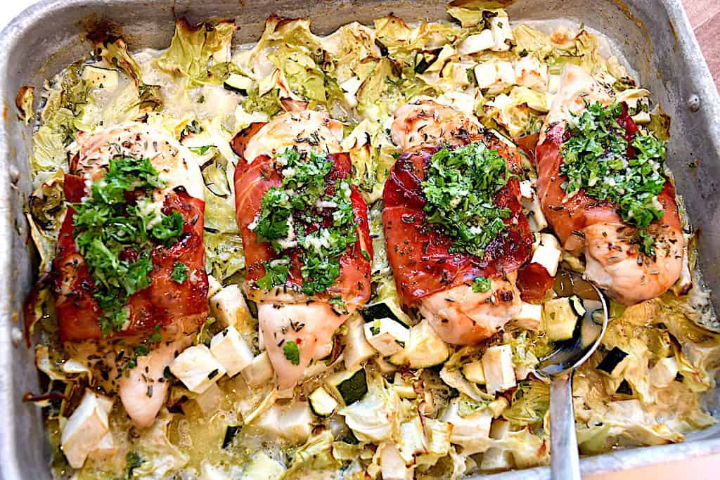 grillbakke med kylling one pot