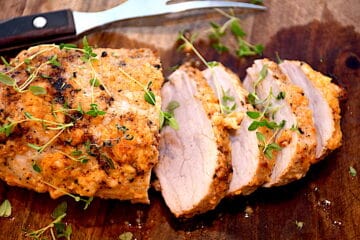 Billede af grillet skinkemignon.