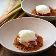 Billede af Katrines rabarberdessert