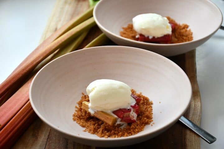 Billede af Katrines rabarberdessert