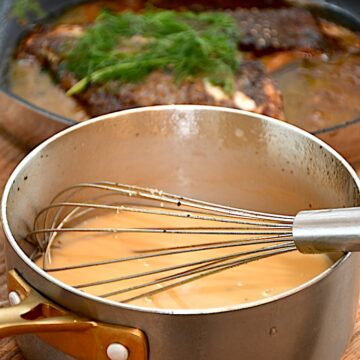 Billede af beurre blanc.