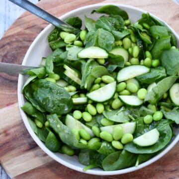 Billede af sojabønnesalat.