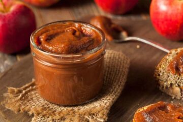 Billede med æblesmør og apple butter